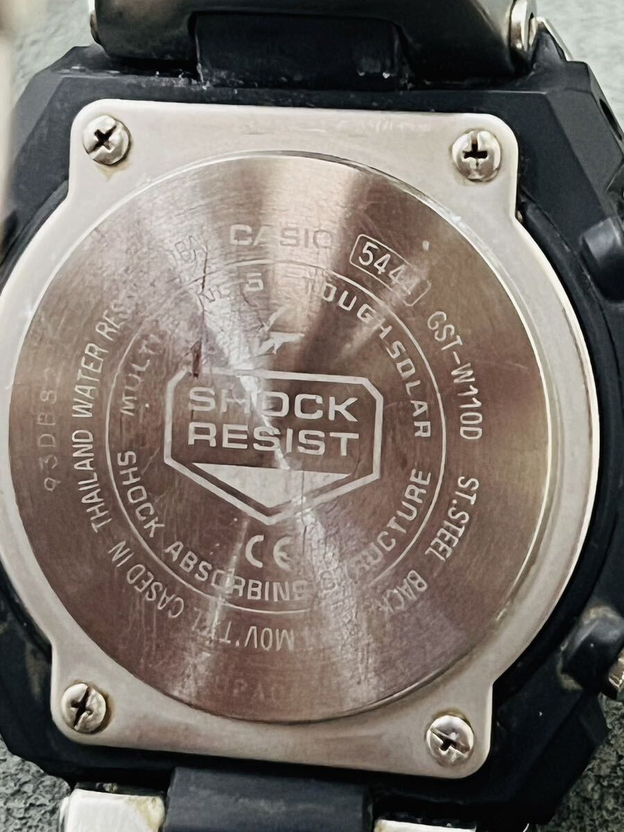 G-SHOCK Gショック G-STEEL Gスチール タフソーラー 腕時計 ウォッチ GST-W110D-1AJFの画像8