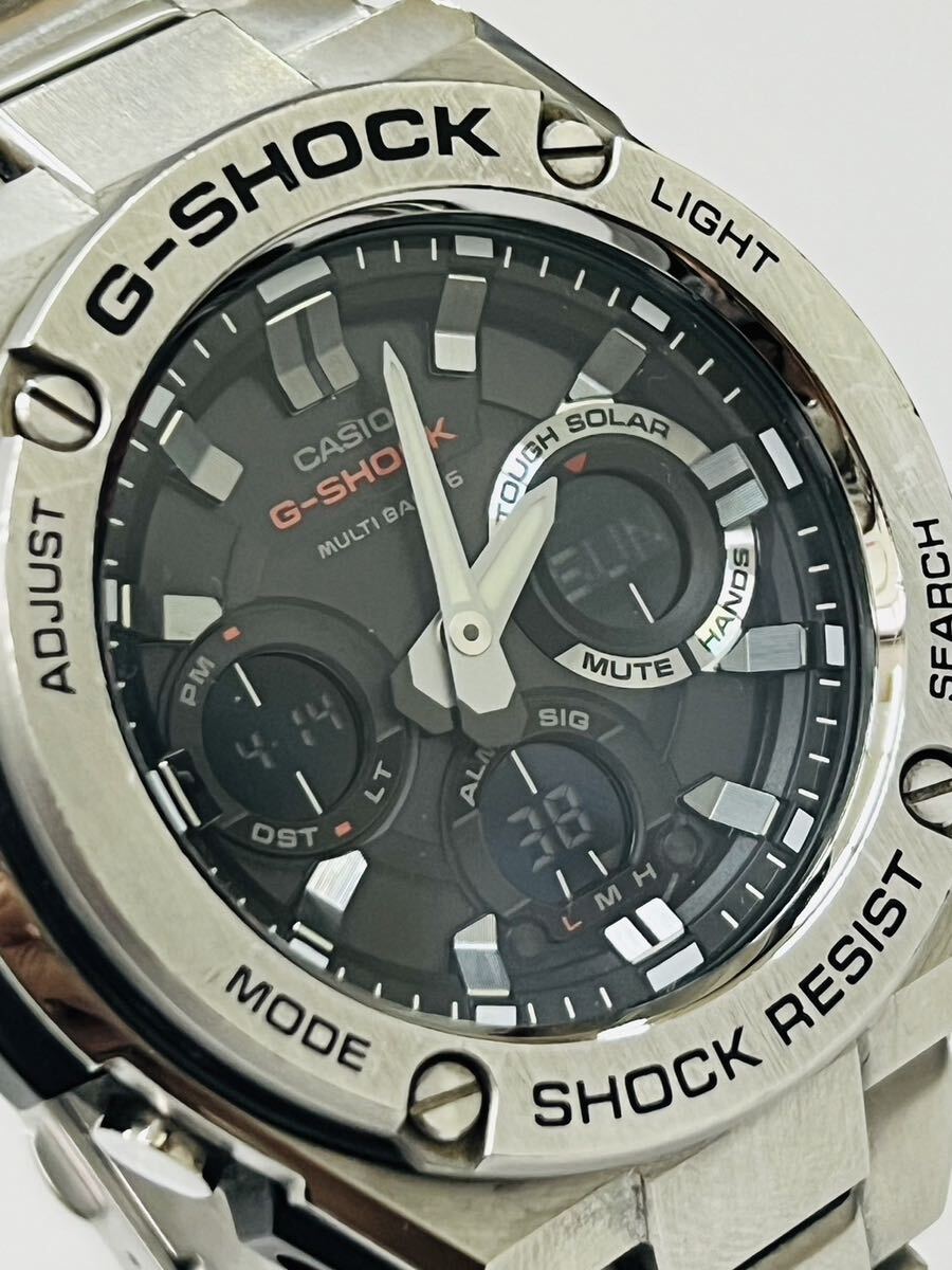 G-SHOCK Gショック G-STEEL Gスチール タフソーラー 腕時計 ウォッチ GST-W110D-1AJFの画像5