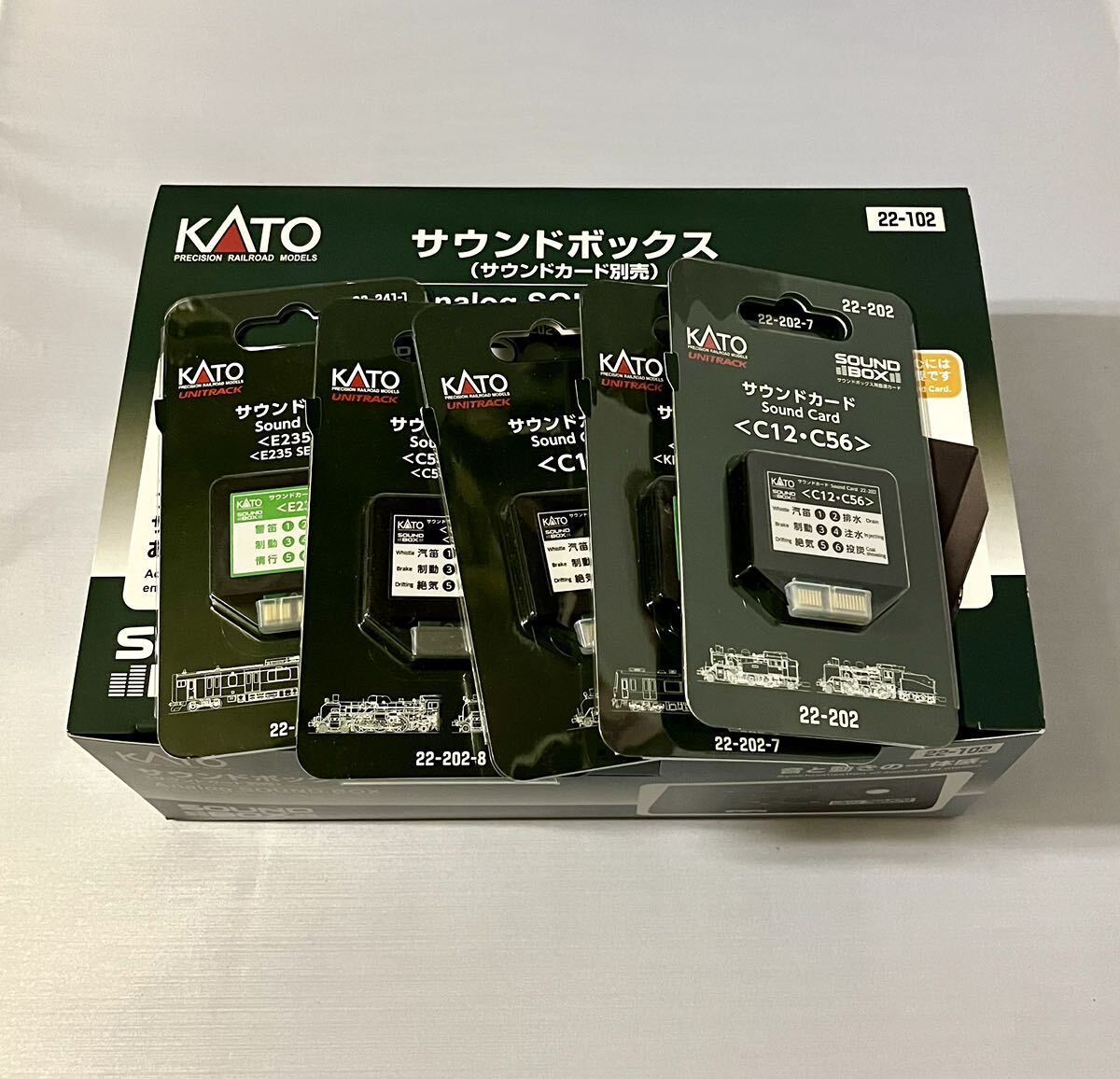 KATO サウンドボックス （サウンドカード別売）カトー 鉄道模型 Nゲージ 22-102 5枚サウンドカード付の画像1