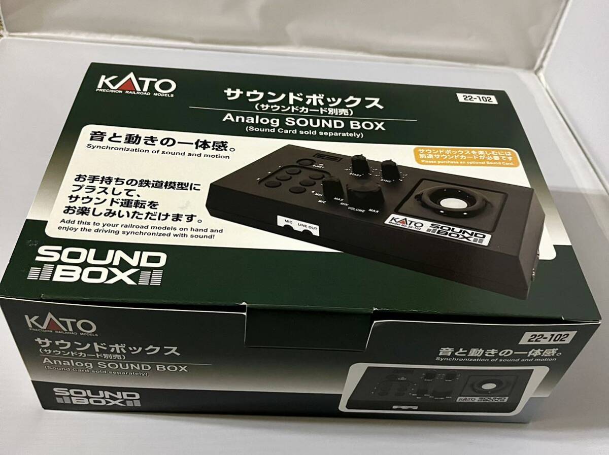 KATO サウンドボックス （サウンドカード別売）カトー 鉄道模型 Nゲージ 22-102 6枚サウンドカード付の画像2
