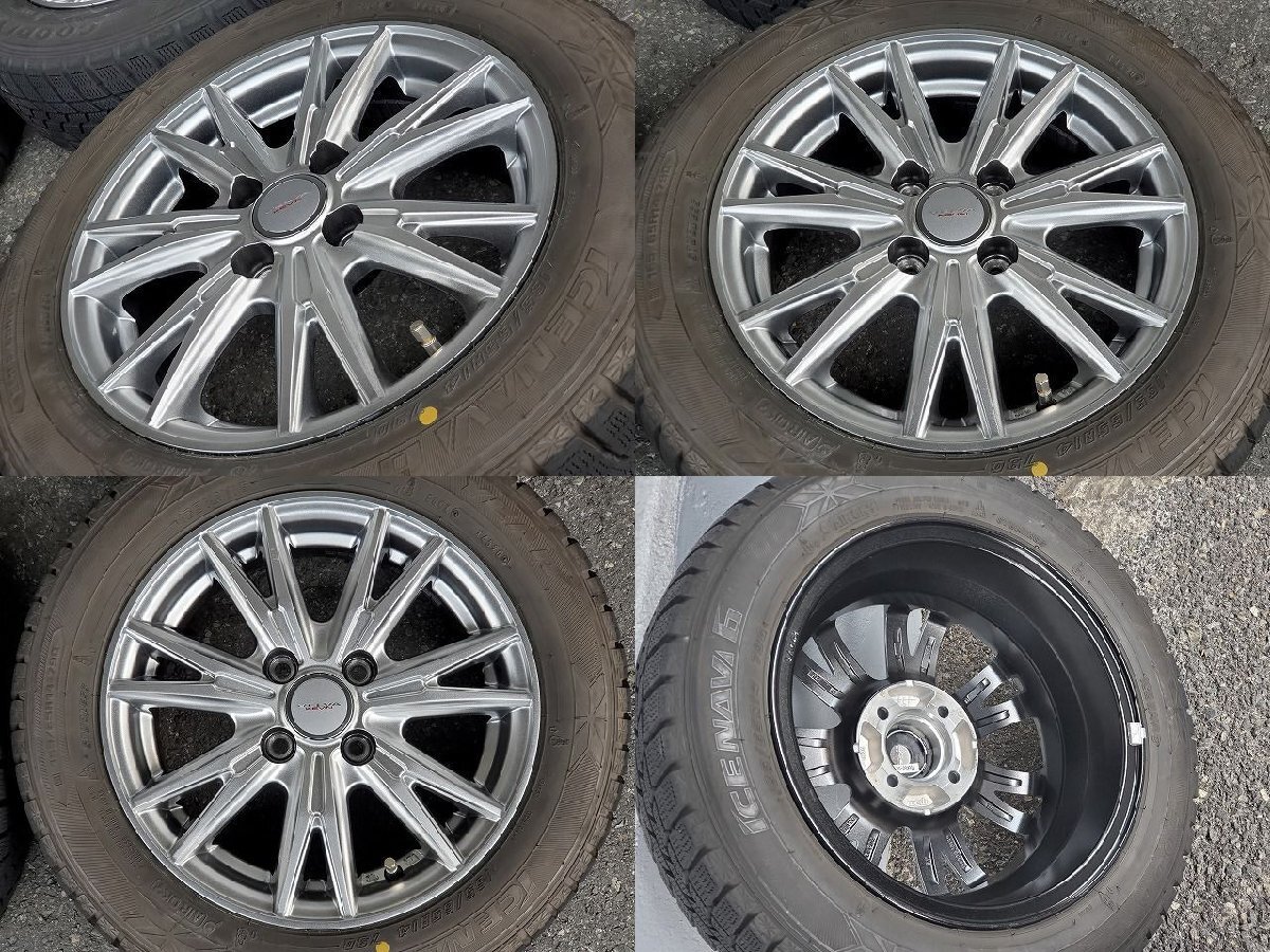 165/65R14 5.5J +38 美品 タンク ルーミー トール パッソ ジャスティ 175/65R14の車にも（自己責任）ヴィッツ デミオ ブーン プロボックスの画像3