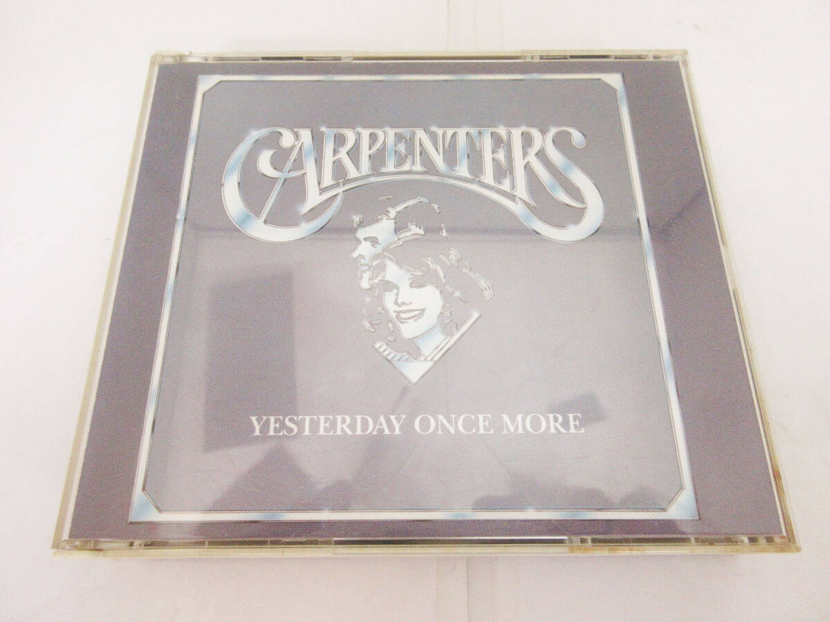 F9870●洋楽 CD●カーペンターズ ベスト(2枚組CD) イエスタデイ・ワンス・モア●D50Y3154●A＆M●CARPENTARS/YESTERDAY ONCE MORE_画像1