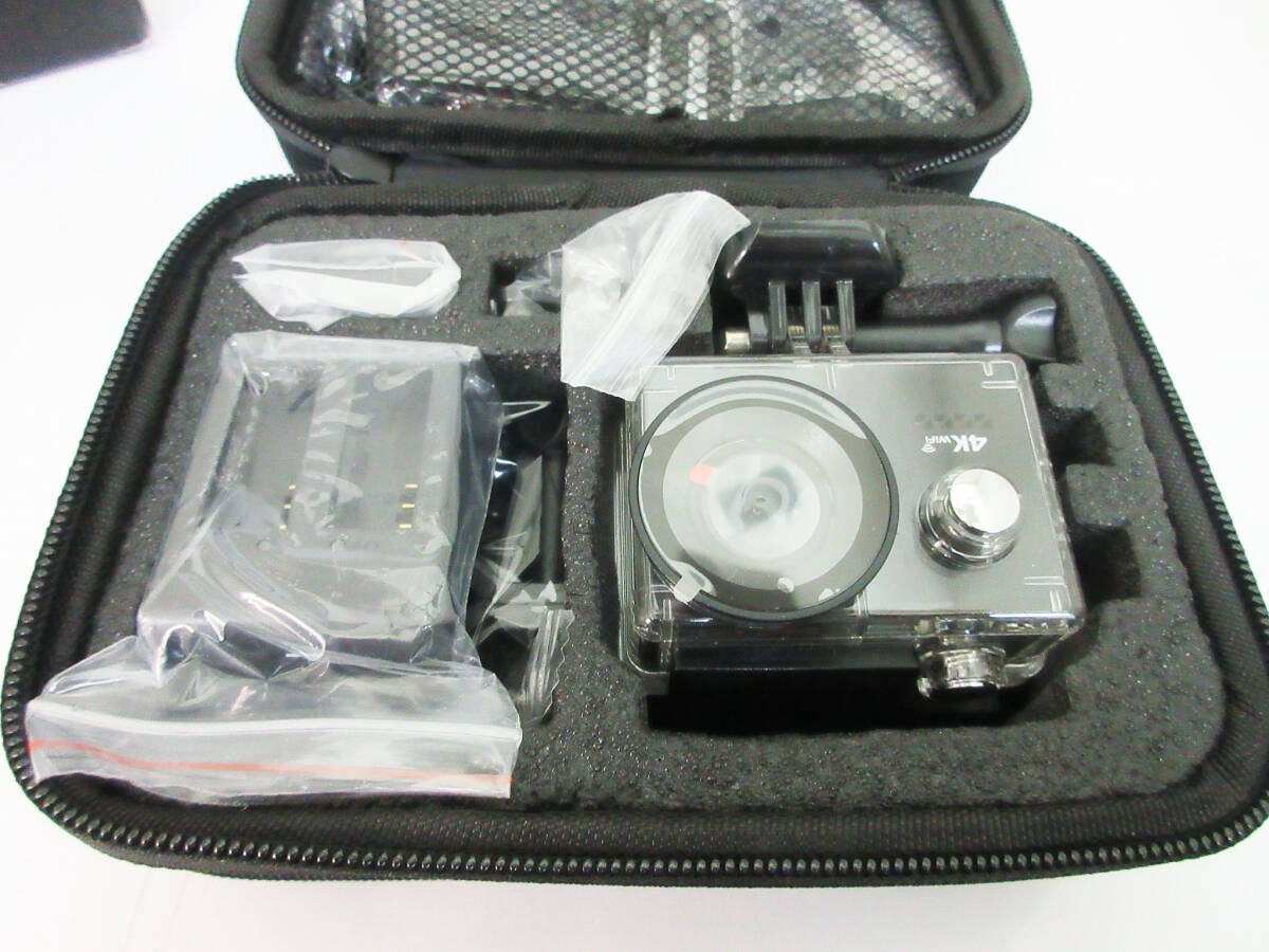 G1005[ action camera ]Apexcam M80 Air*4K Wi-Fi 2000 ten thousand pixels *40M waterproof * sport camera wearable camera underwater camera * completion goods * unused 