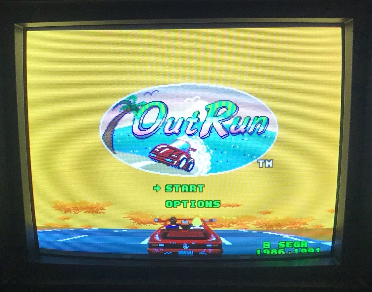 ★動作確認済 セガ メガドライブ OutRan アウトラン SEGA/Genesis