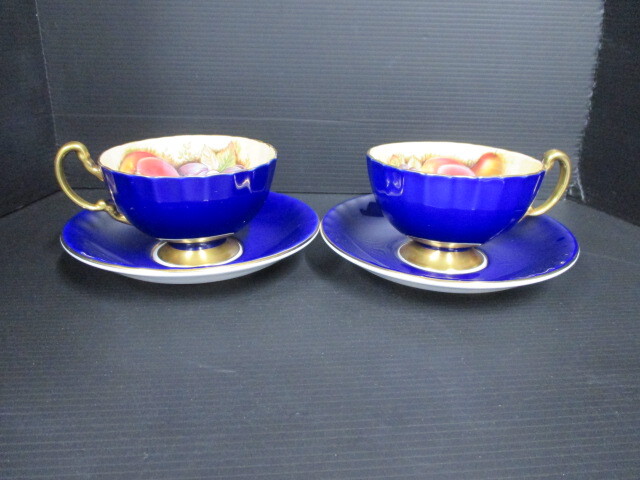 AYNSLEY★エインズレイ カップ＆ソーサーセット ２個セット 食器 お皿 カップ コップ ソーサー 茶器の画像2