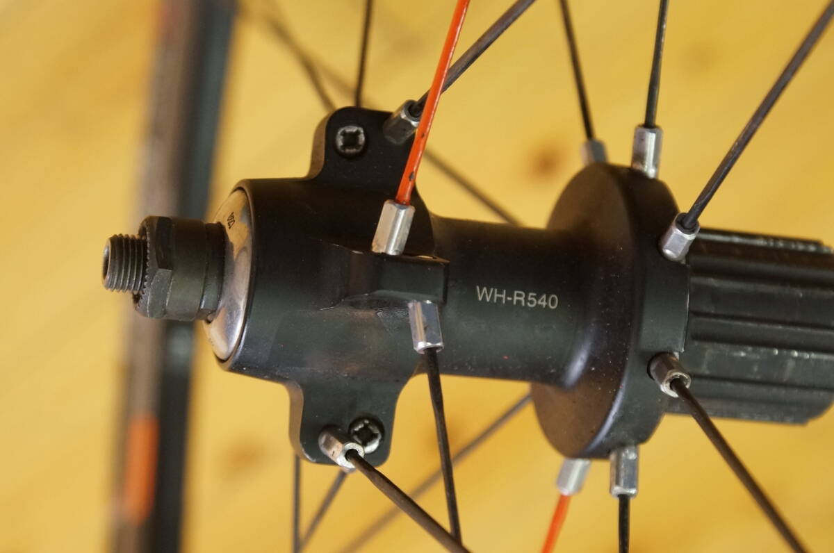 【α】Shimano : WH-R540/前後ホイールセット/700c/10sの画像6