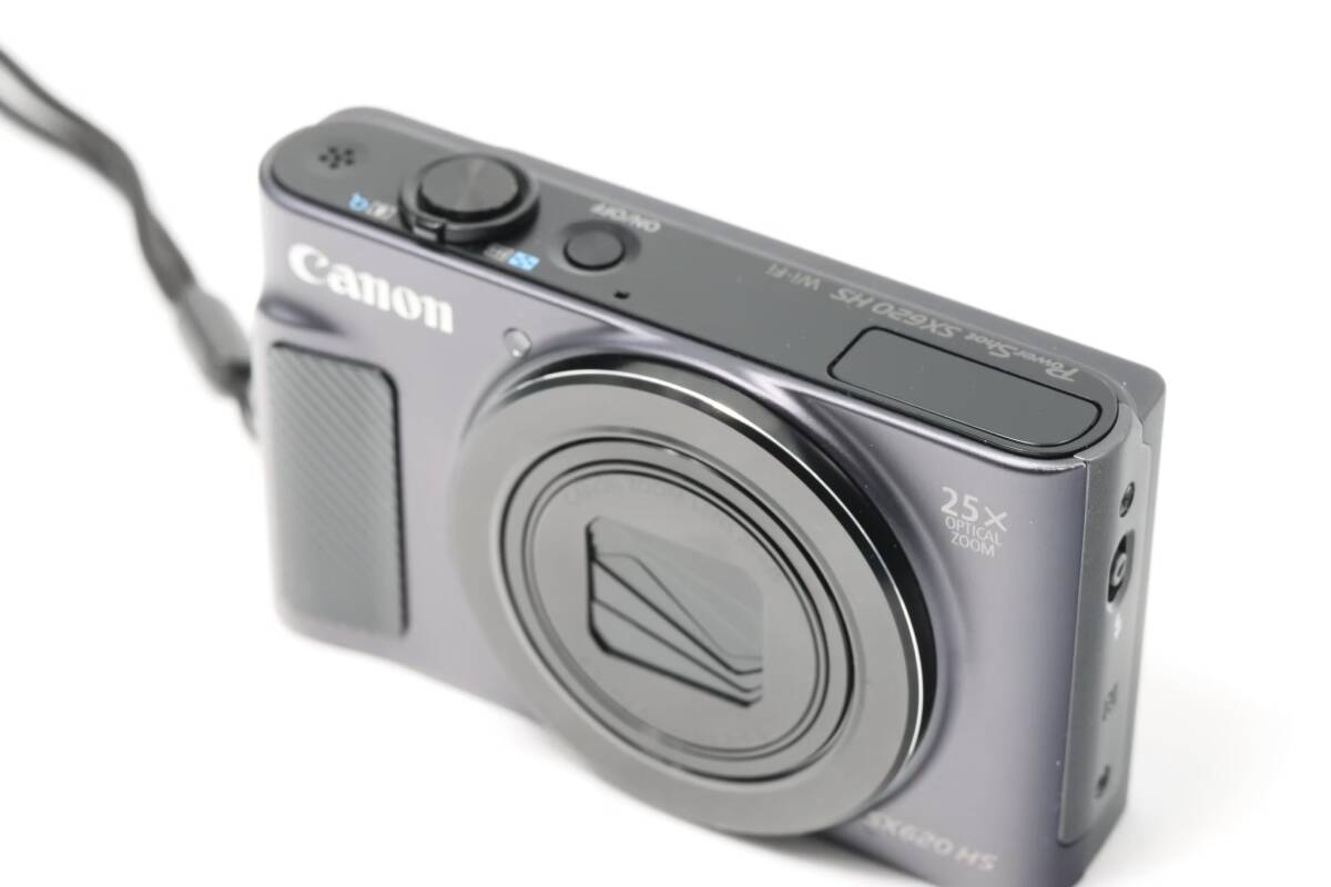 ★動作品★Canon POWER SHOT SX620 HS グレー バッテリ チャージャ ケース付の画像4