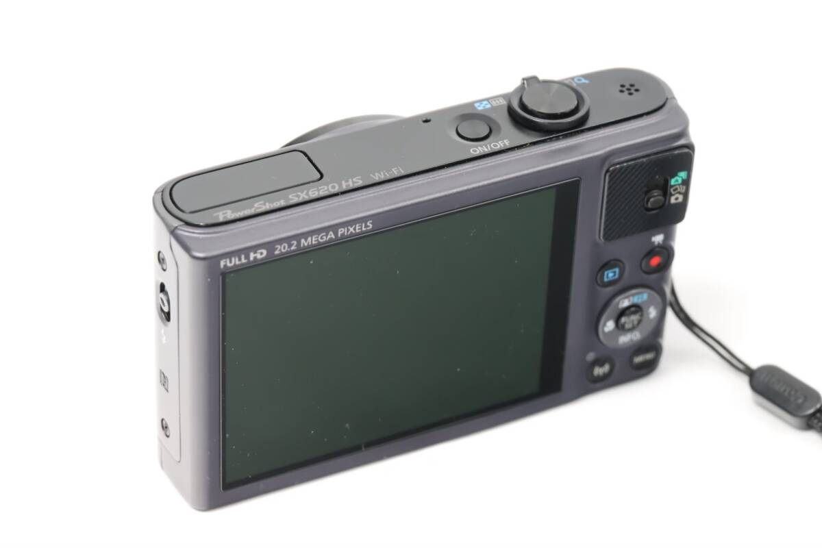 ★動作品★Canon POWER SHOT SX620 HS グレー バッテリ チャージャ ケース付の画像9