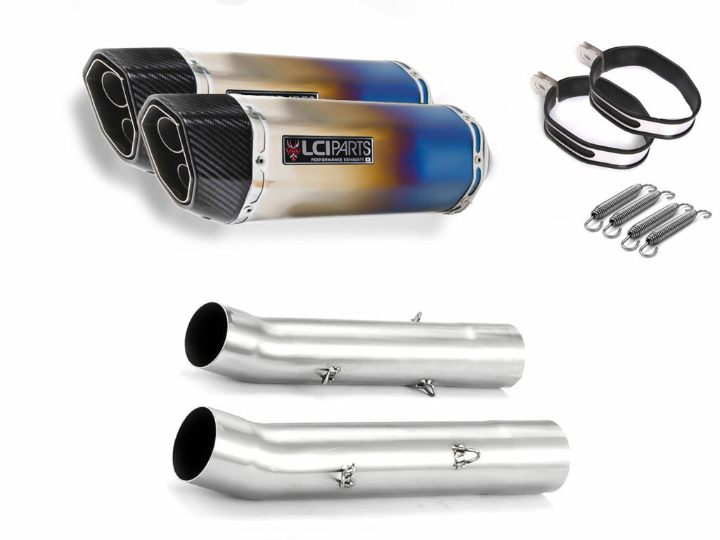  Aprilia TUONO 2006-2010 LCIPARTS LCItsu Ine ndo titanium slip-on muffler 