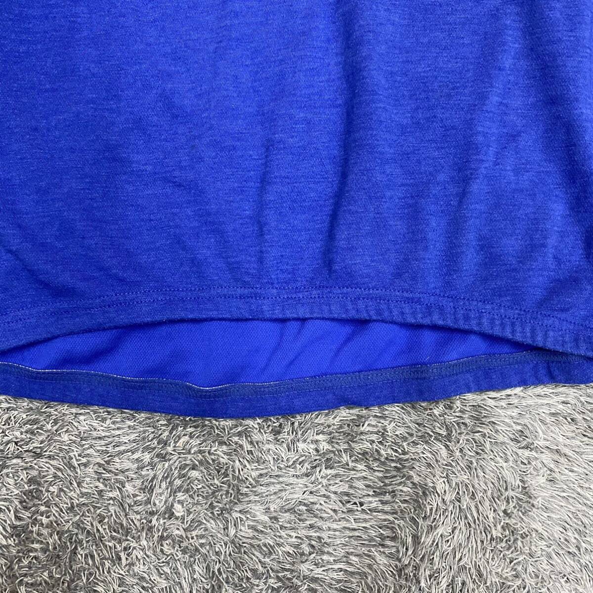 NIKE ACG ナイキエーシージー Tシャツ 半袖カットソー ハーフジップ サイズM ブルー 青 メンズ トップス 最落なし （O18）の画像4