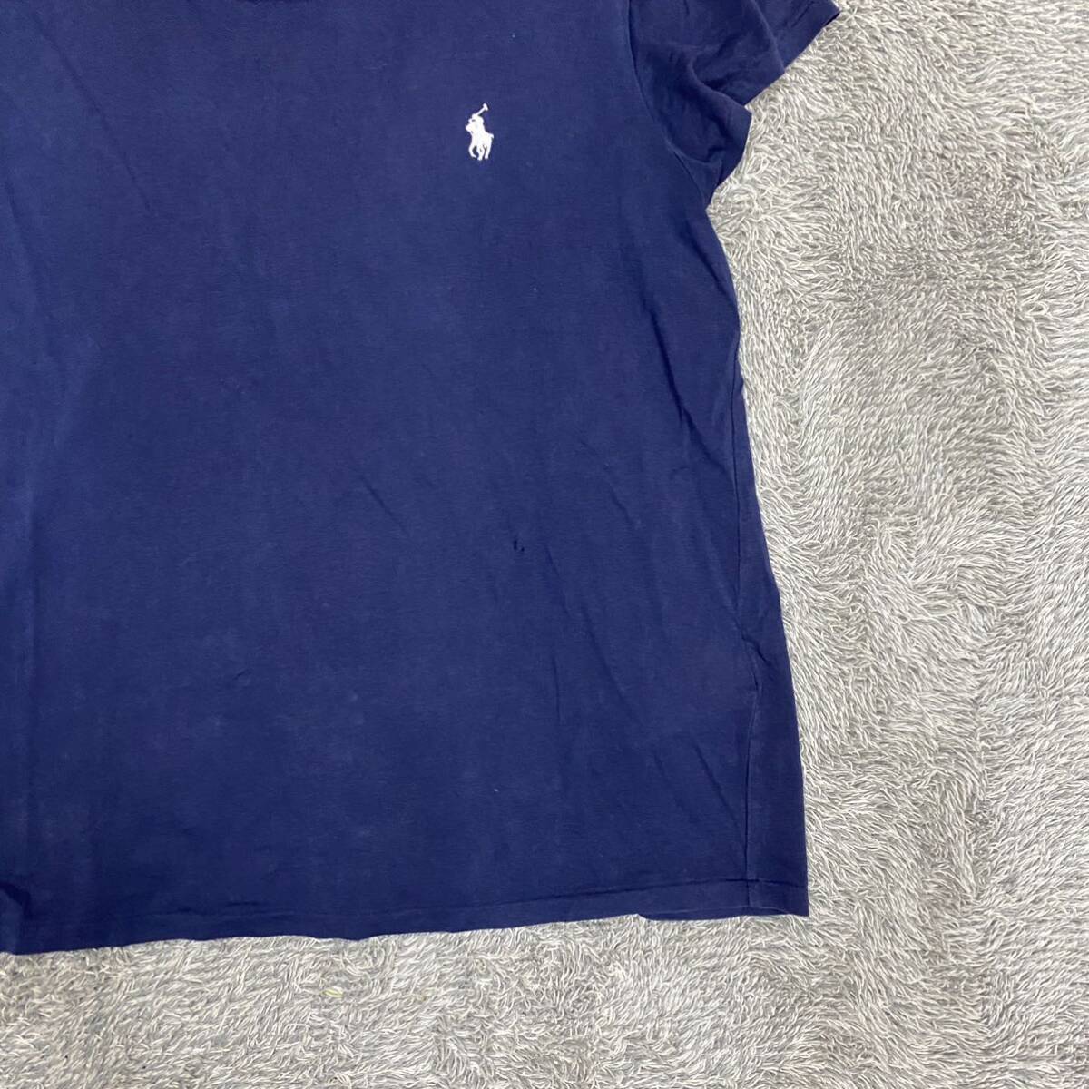 POLO RALPH LAUREN ラルフローレン Tシャツ 半袖カットソー ネイビー 紺色 レディース トップス 最落なし （O18）の画像5