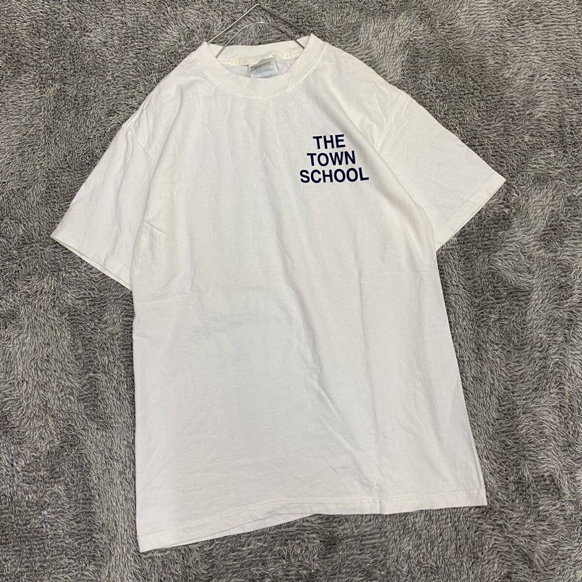 Hanes ヘインズ Tシャツ 半袖カットソー サイズS ホワイト 白 メンズ トップス 最落なし （O18）_画像1