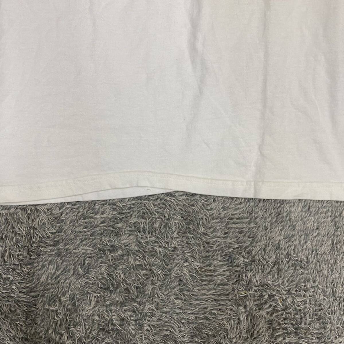 Hanes ヘインズ Tシャツ 半袖カットソー サイズS ホワイト 白 メンズ トップス 最落なし （O18）_画像4