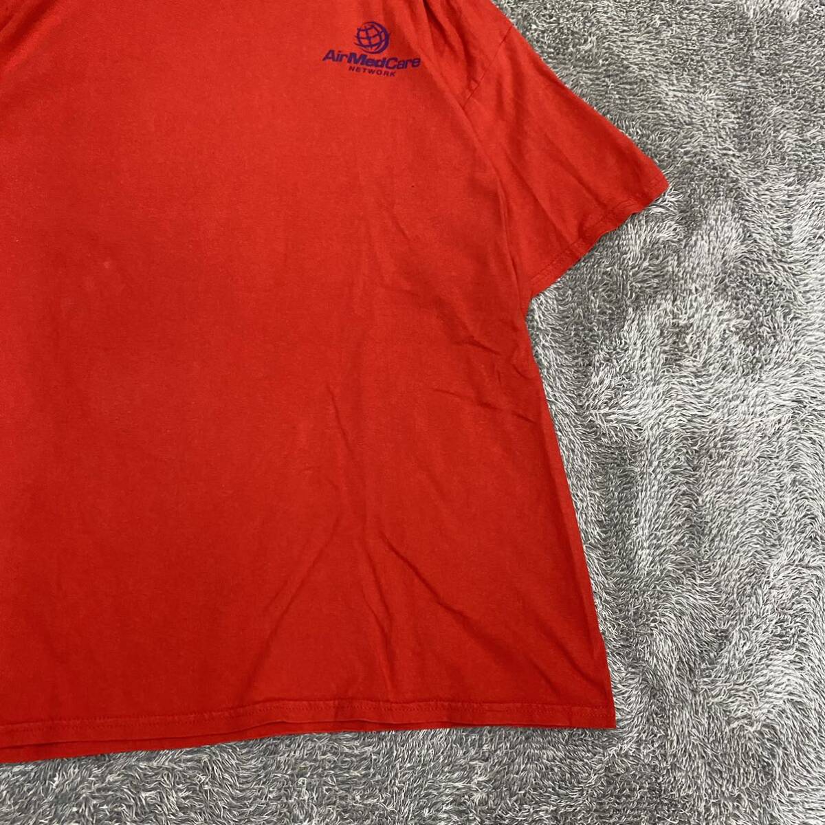 VINTAGE ヴィンテージ Tシャツ 半袖カットソー レッド 赤 メンズ トップス 最落なし （Q18）_画像5