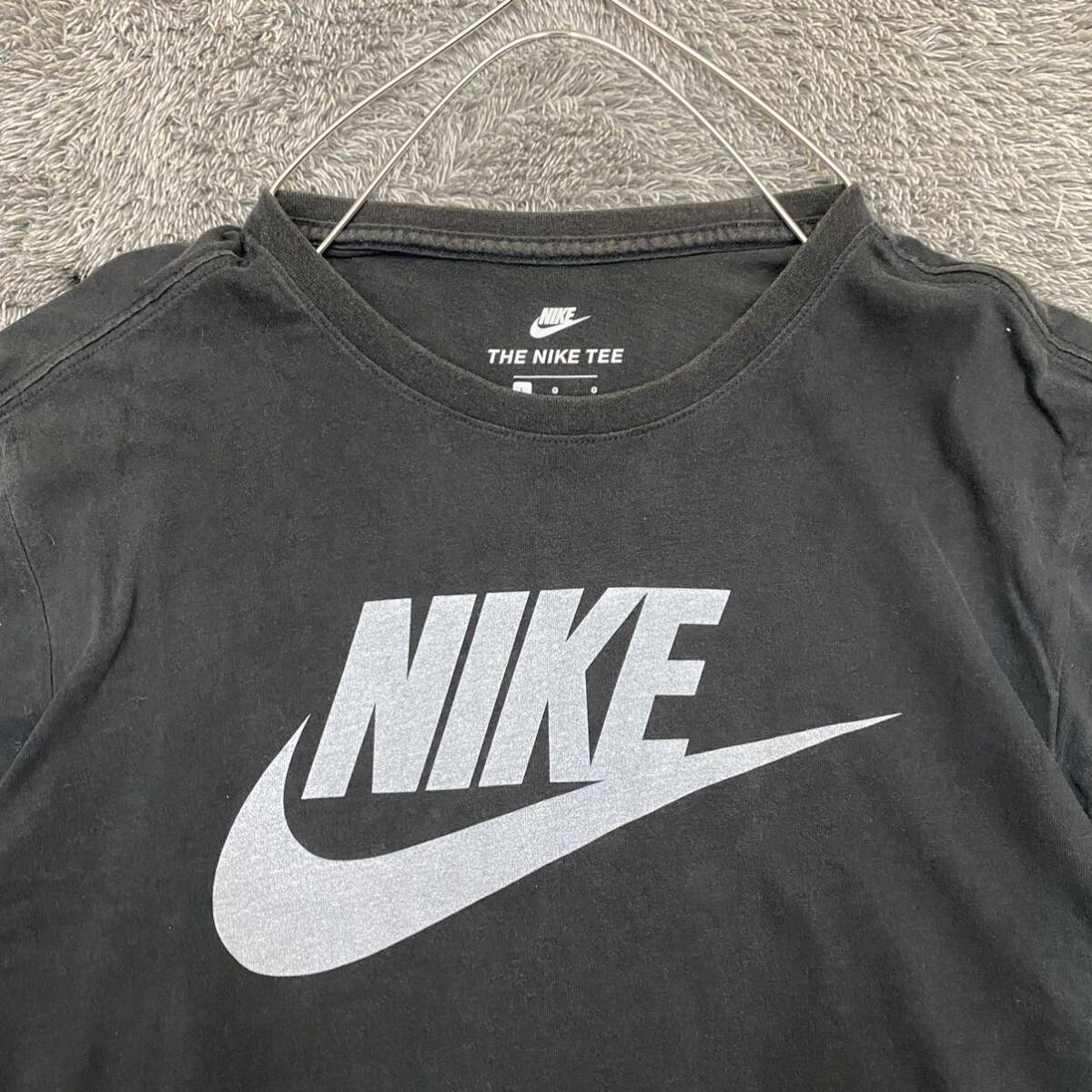 NIKE ナイキ Tシャツ 半袖カットソー サイズL ブラック 黒 メンズ トップス 最落なし （R18）の画像3