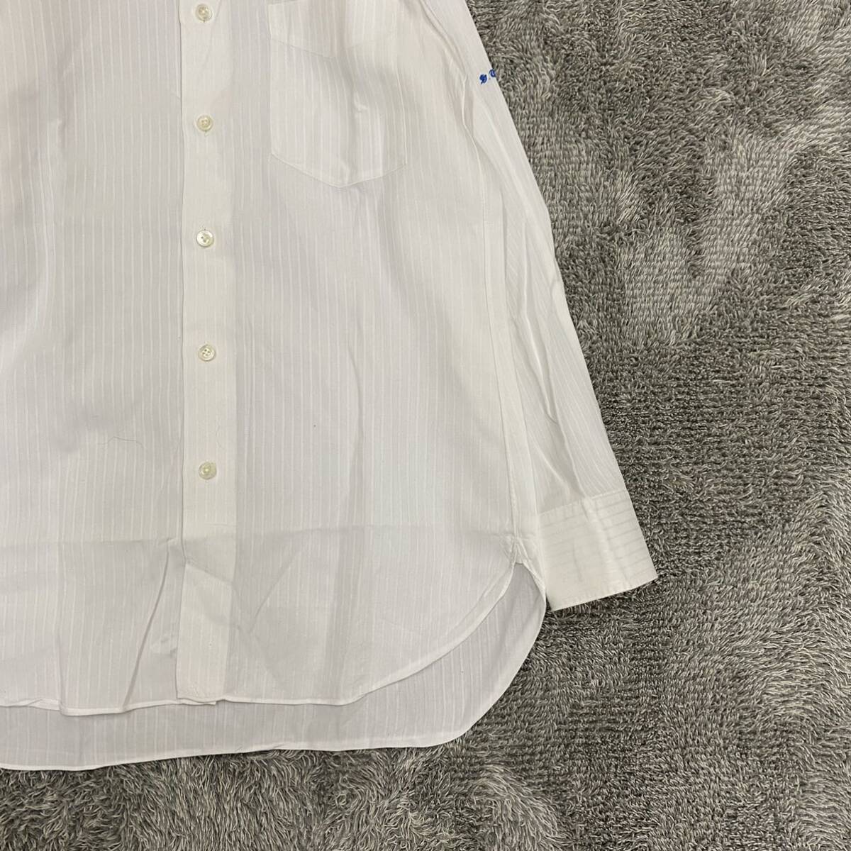 Christian Dior ディオール 長袖シャツ ワイシャツ ドレスシャツ ホワイト 白 メンズ トップス 最落なし （S18）の画像6