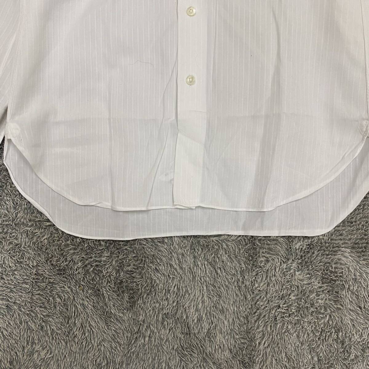 Christian Dior ディオール 長袖シャツ ワイシャツ ドレスシャツ ホワイト 白 メンズ トップス 最落なし （S18）の画像5