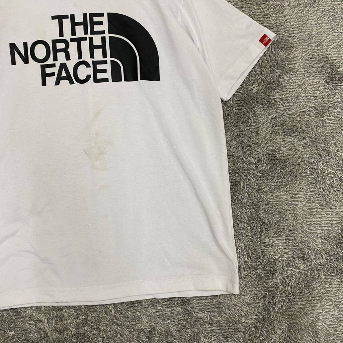 THE NORTH FACE ノースフェイス Tシャツ 半袖カットソー サイズM ホワイト 白 メンズ トップス 最落なし （T18）の画像5