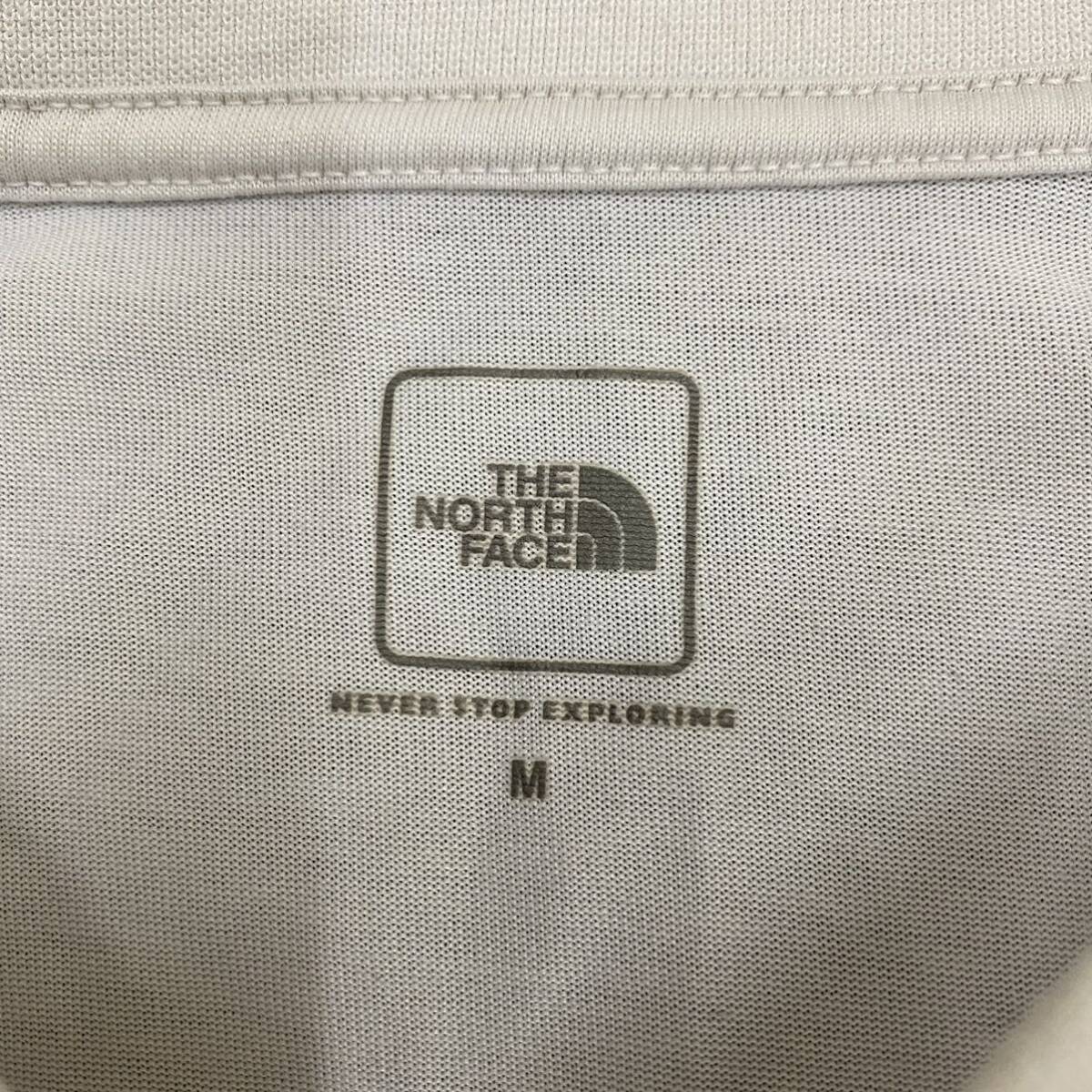 THE NORTH FACE ノースフェイス Tシャツ 半袖カットソー サイズM ホワイト 白 メンズ トップス 最落なし （T18）の画像6