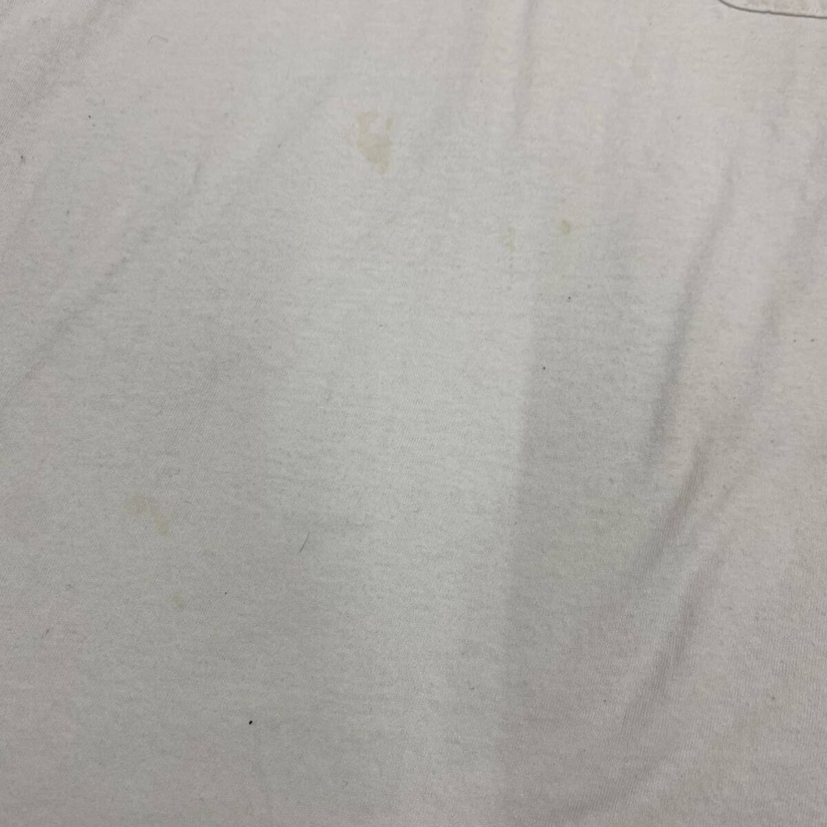 Champion チャンピオン Tシャツ 半袖カットソー サイズL ホワイト 白 メンズ トップス 最落なし （T18）の画像8