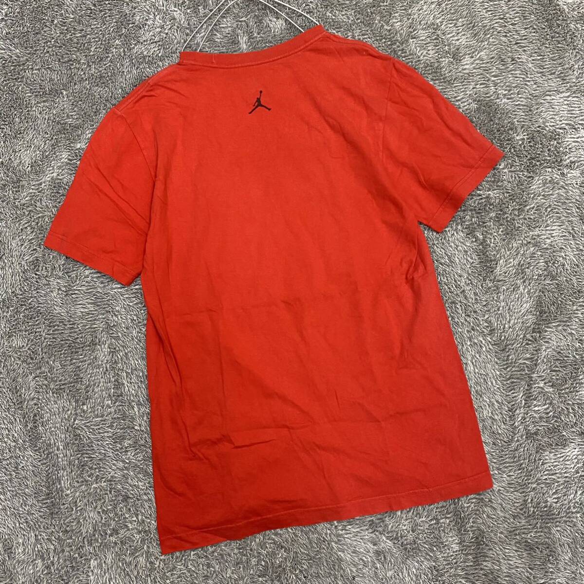 NIKE ナイキ JORDAN ジョーダン Tシャツ 半袖カットソー サイズS オーバーサイズ レッド 赤 メンズ トップス 最落なし （U18）の画像2