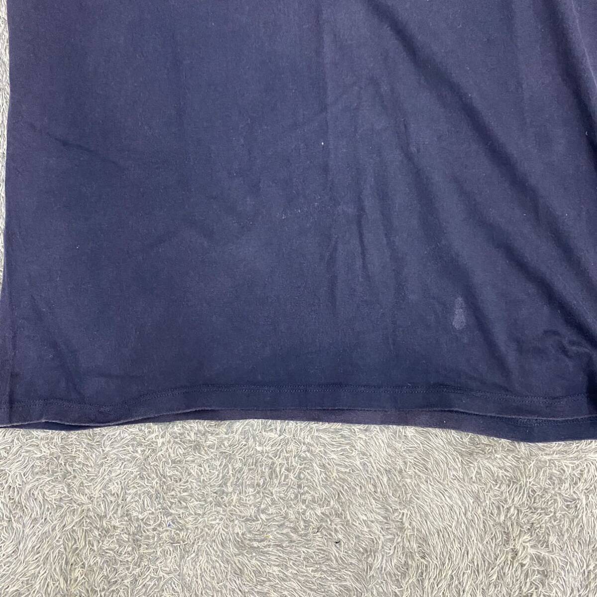 TOMMYHILFIGER トミーヒルフィガー Tシャツ 半袖カットソー サイズL ネイビー 紺色 メンズ トップス 最落なし （U18）の画像4