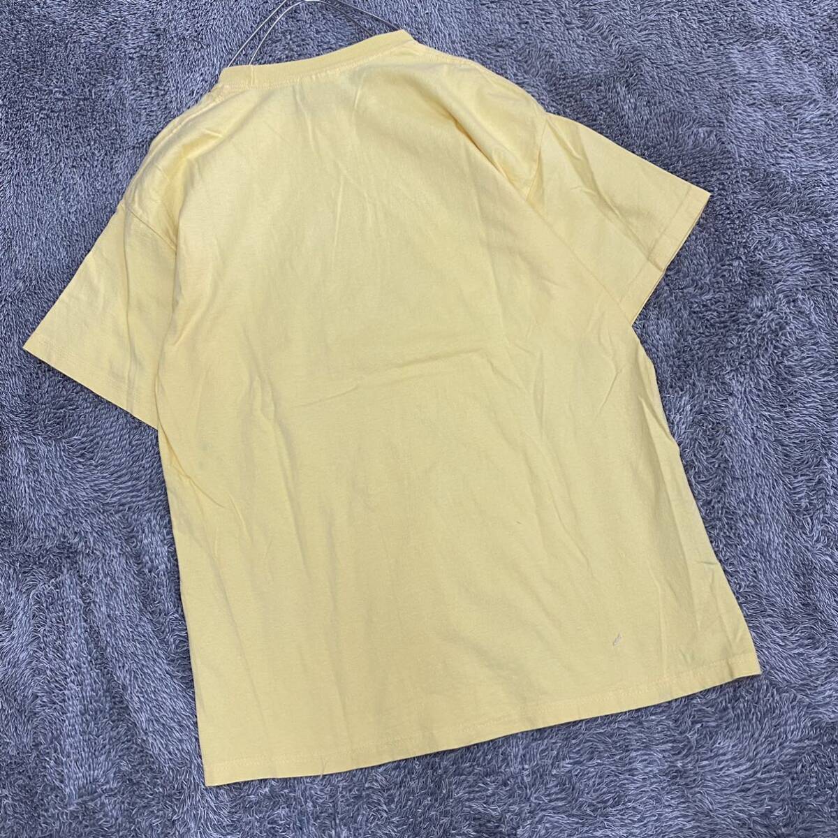 PORT&COMPANY ポートアンドカンパニー アニマル Tシャツ 半袖カットソー サイズL イエロー 黄色 メンズ トップス 最落なし （Z18）の画像2