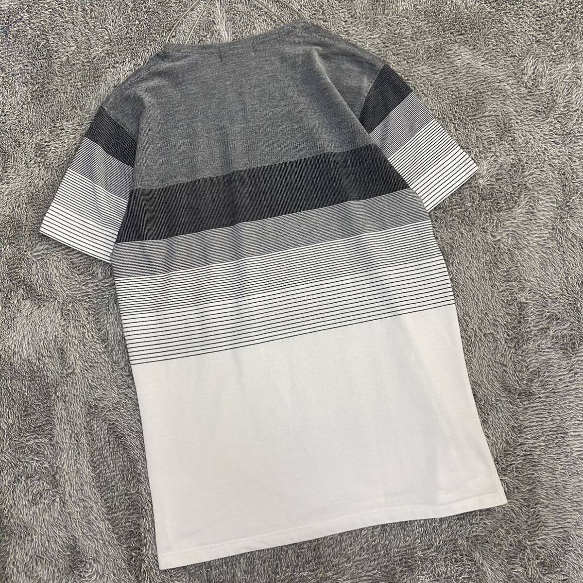 LACOSTE ラコステ Tシャツ 半袖カットソー サイズXXL グレー 灰色 メンズ トップス 最落なし （Z18）の画像2