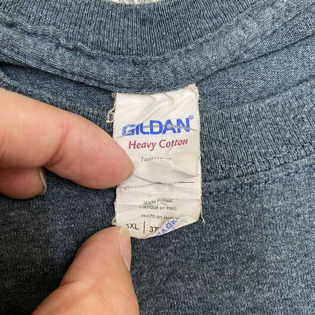 GILDAN ギルダン Tシャツ 半袖カットソー サイズ3XL グレー 灰色 メンズ トップス 最落なし （Z18）の画像6