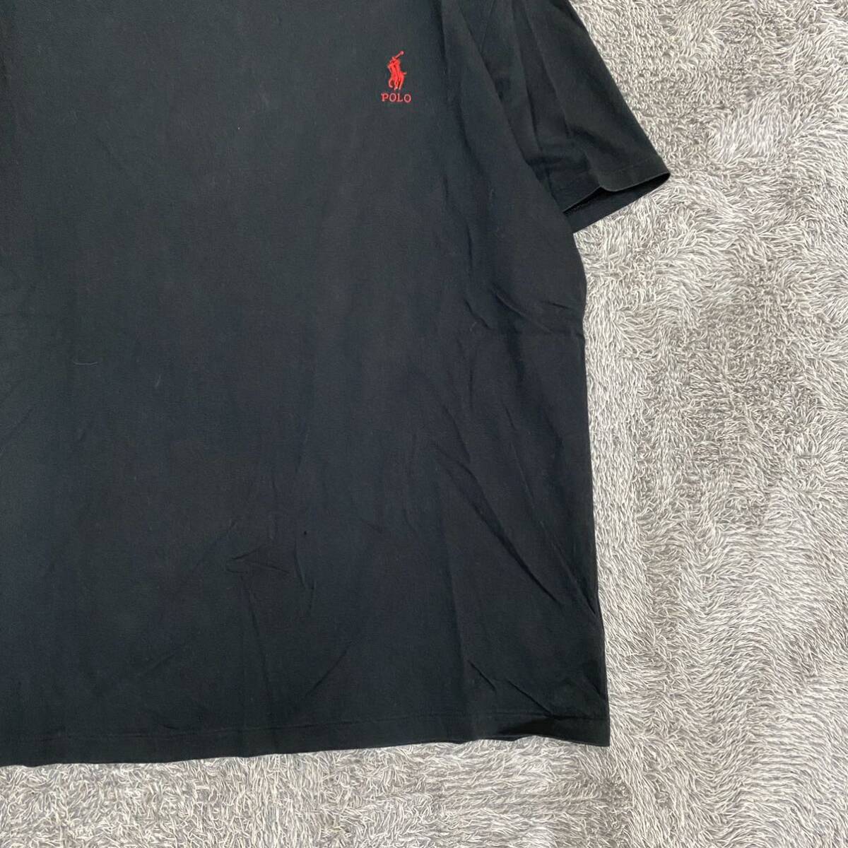 POLO RALPH LAUREN ラルフローレン Tシャツ 半袖カットソー サイズM ブラック 黒 メンズ トップス 最落なし （A19）の画像5