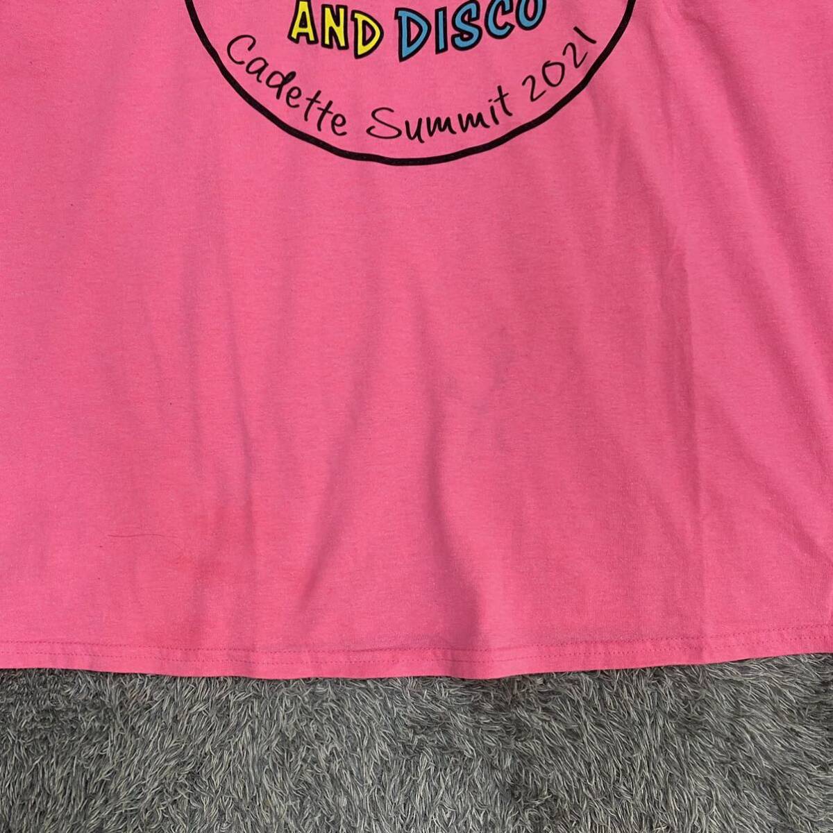 GILDAN ギルダン Tシャツ 半袖カットソー サイズXL ピンク メンズ トップス 最落なし （A19）の画像4