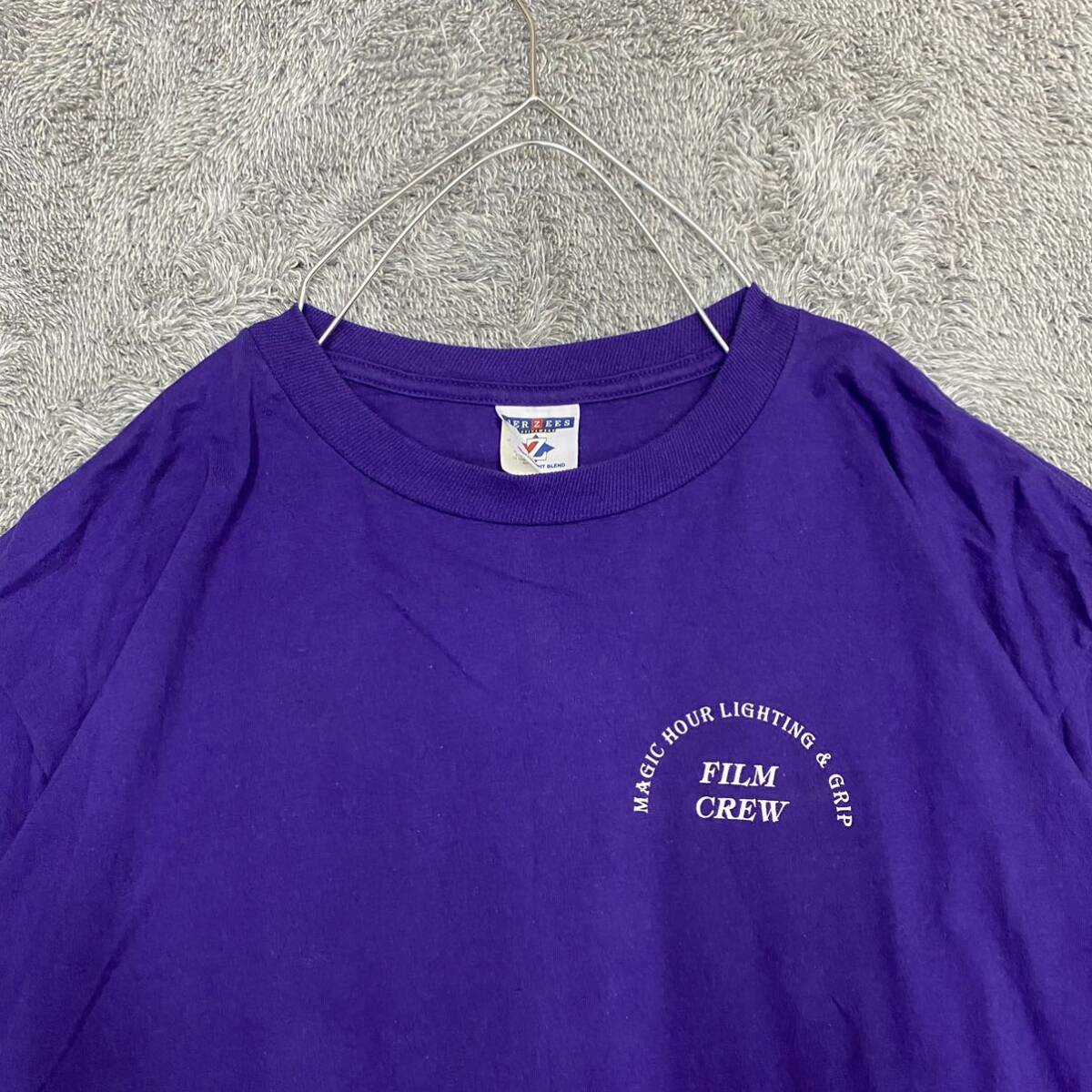 JERZEES ジャージーズ Tシャツ 半袖カットソー サイズXL パープル 紫 メンズ トップス 最落なし （A19）_画像3