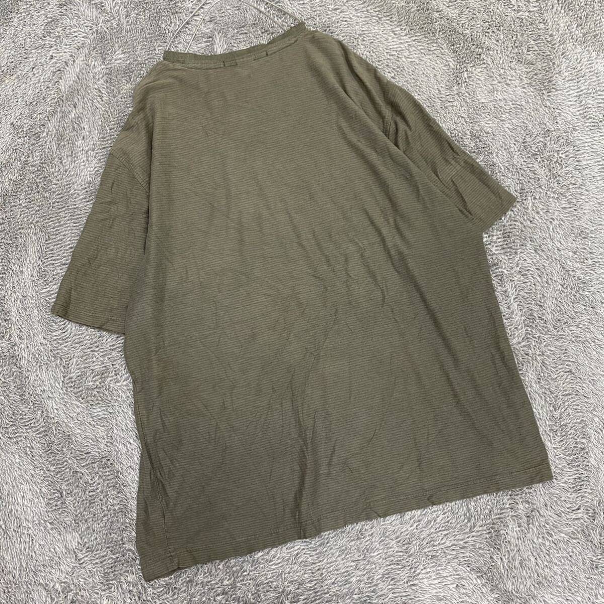 PERRY ELLIS ペリーエリス Tシャツ 半袖カットソー サイズXL グリーン 緑 メンズ トップス 最落なし （F19）_画像2