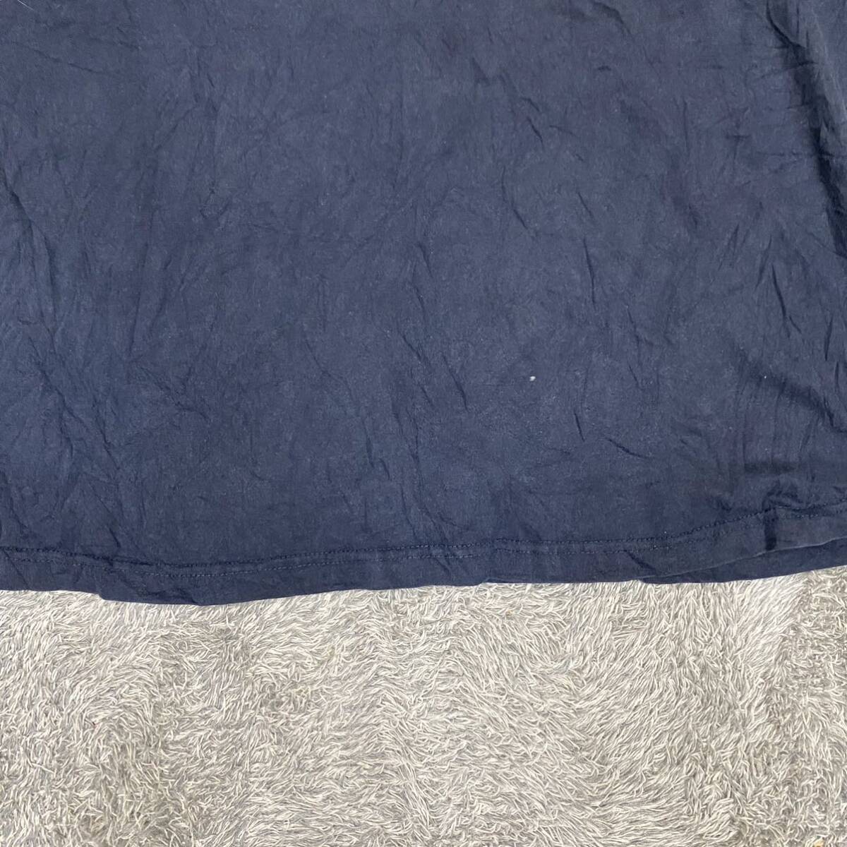 US古着 VINTAGE ヴィンテージ newpor blue Tシャツ 半袖カットソー サイズXL ネイビー 紺色 メンズ トップス 最落なし （F19）_画像4