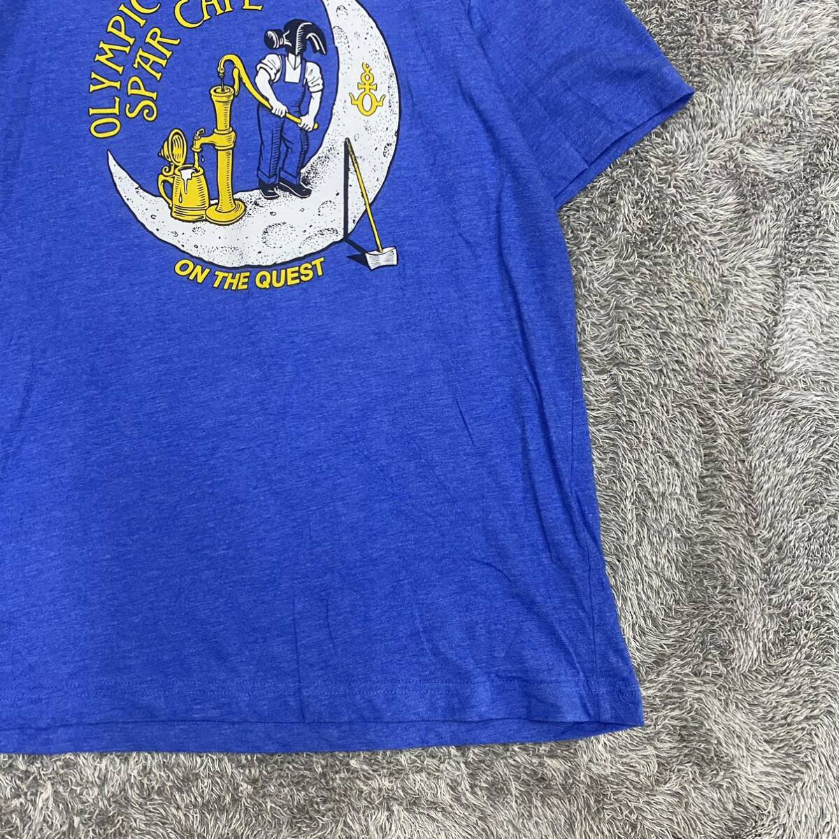 US古着 VINTAGE ヴィンテージ Tシャツ 半袖カットソー サイズL ブルー 青 メンズ トップス 最落なし （G19）の画像5