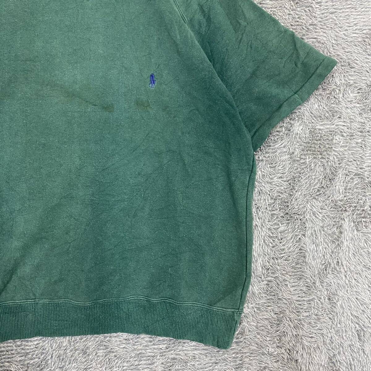 POLO RALPH LAUREN ラルフローレン Tシャツ 半袖カットソー ラグラン サイズ170 グリーン 緑 メンズ トップス 最落なし （G19）_画像5