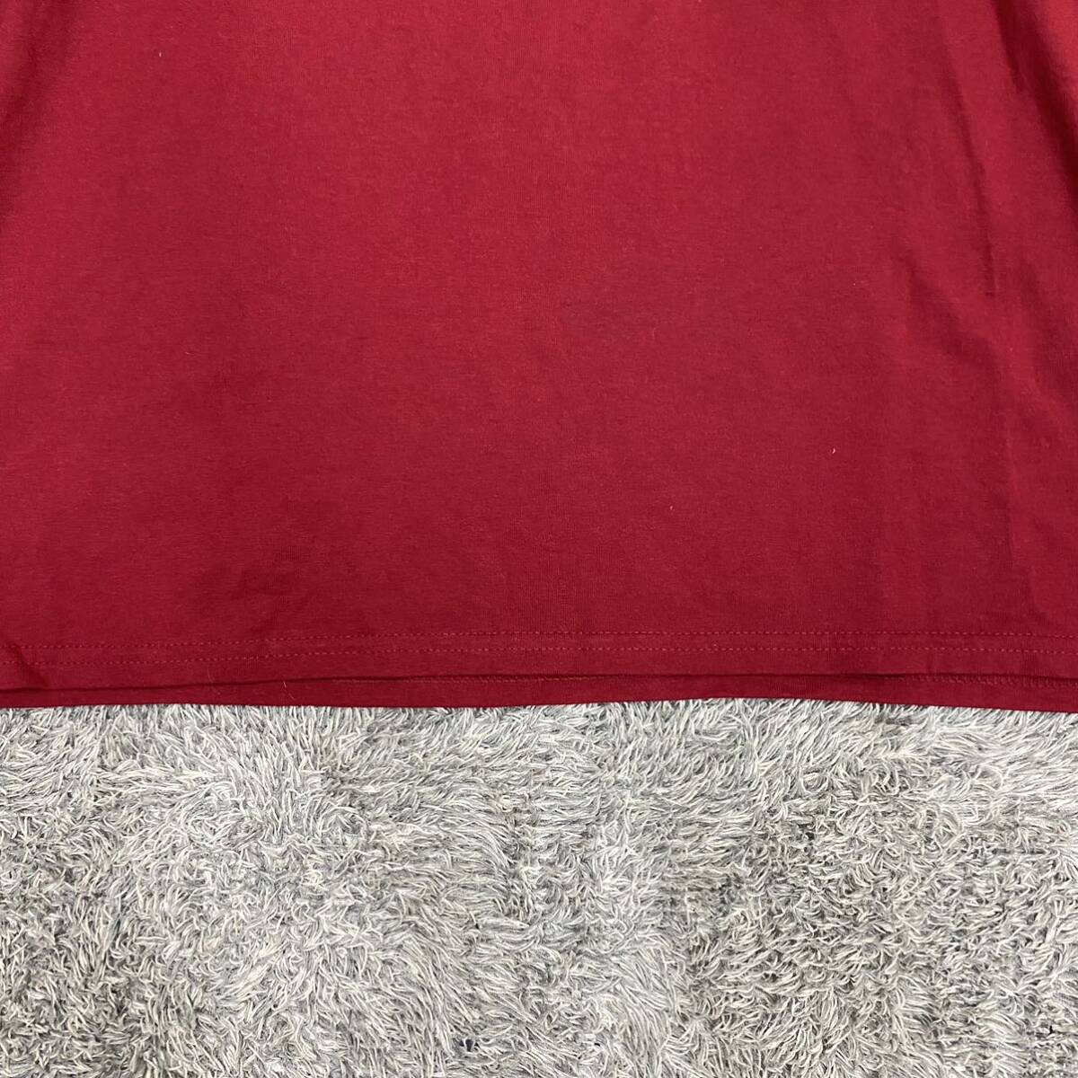 US古着 JERZEES ジャージーズ Tシャツ 半袖カットソー サイズ2X レッド 赤 メンズ トップス 最落なし （G19）_画像4