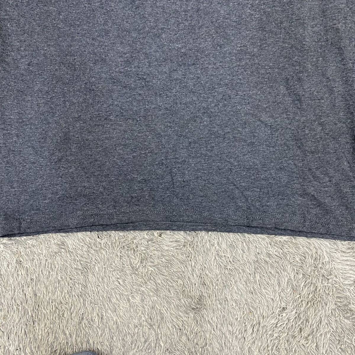 FRUIT OF THE LOOM フルーツオブザルーム Tシャツ 半袖カットソー サイズM グレー 灰色 メンズ トップス 最落なし （H19）_画像4