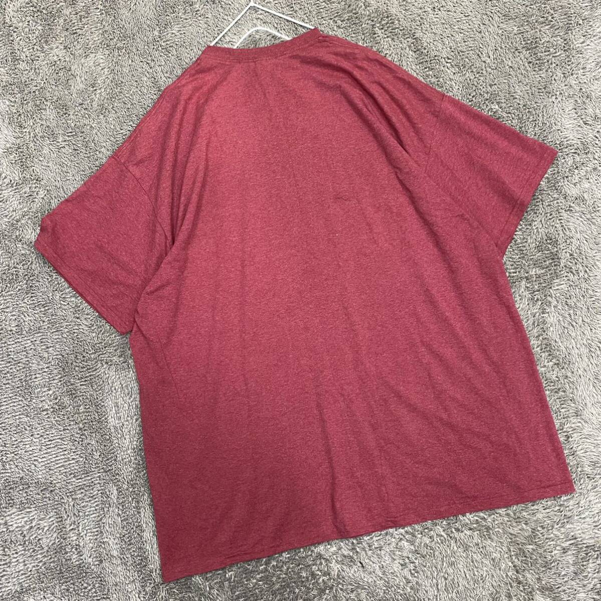 US古着 GILDAN ギルダン Tシャツ 半袖カットソー サイズ2XL レッド 赤 メンズ トップス 最落なし （H19）_画像2
