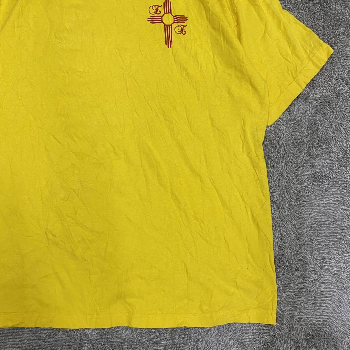 ALSTYLE APPAREL&ACTIVEWEAR アルスタイルアパレルアクティブウェア Tシャツ 半袖カットソー サイズXL イエロー 黄色 最落なし （I19）_画像5