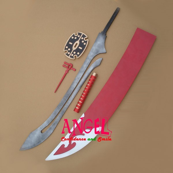 C1A00022 紅雀 髪飾り 刀剣武器 コスプレ道具_画像2