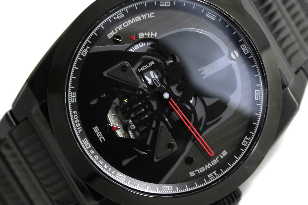STAR WARS スターウォーズ × FOSSIL フォッシル DARTH VADER ダース・ベイダー モデル 自動巻き腕時計 価格61,050円 LE1172SETの画像1