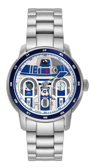 新品＆未使用 STAR WARS スターウォーズ × FOSSIL フォッシル R2-D2モデル 自動巻き腕時計 メーカー希望小売価格61,050円の画像4