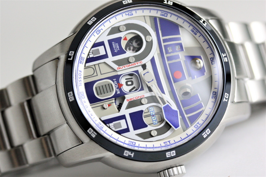 新品＆未使用 STAR WARS スターウォーズ × FOSSIL フォッシル R2-D2モデル 自動巻き腕時計 メーカー希望小売価格61,050円の画像2