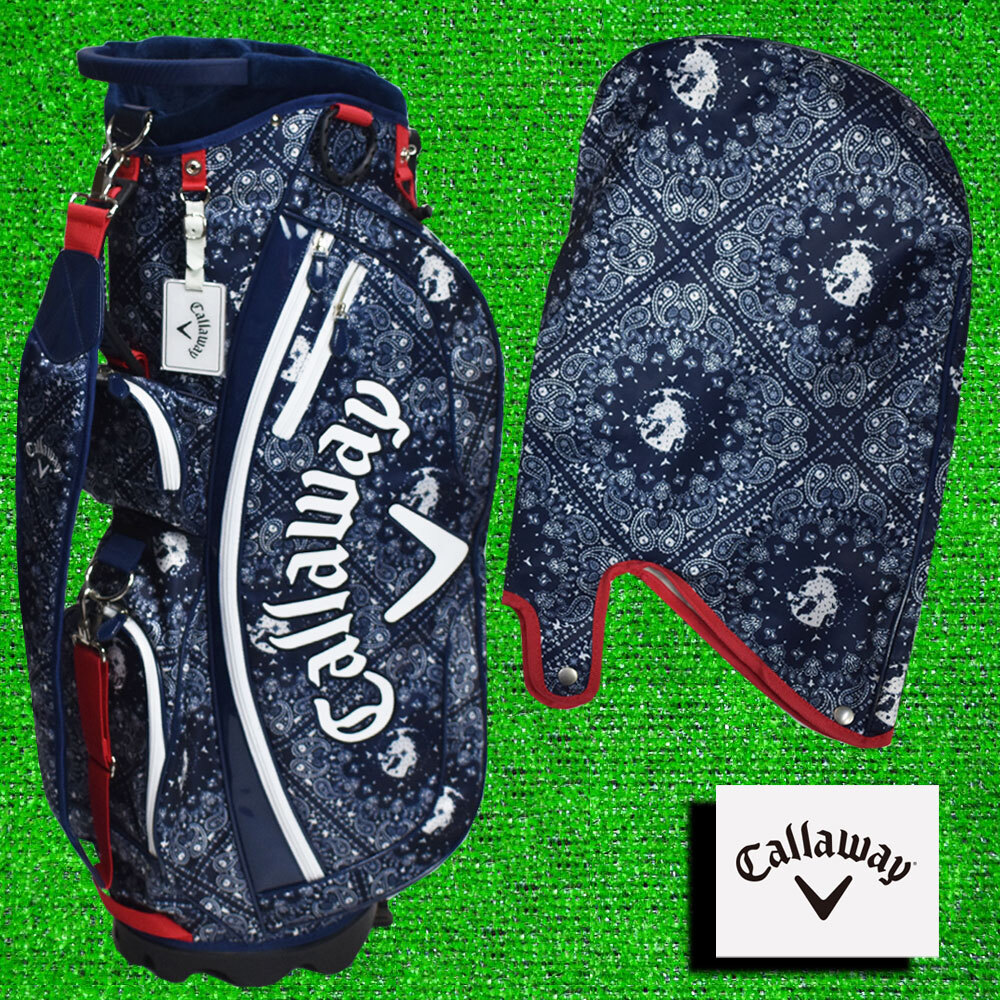 Callaway キャロウェイ ゴルフ スタンド式 キャディバッグ９型【ペイズリー柄】美品！_画像1