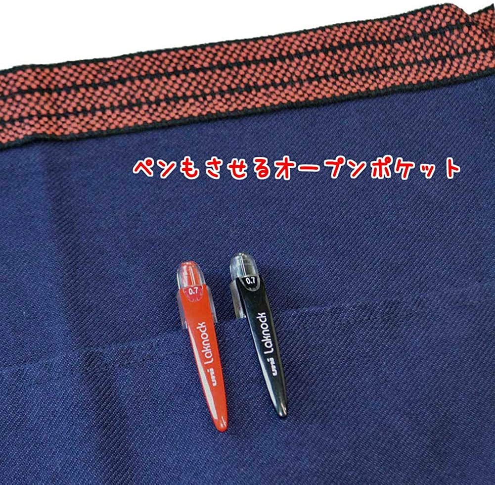 帆前掛け ポケット付きエプロン【千客万来柄】新品！_画像2