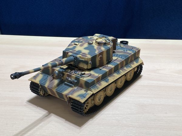 327 タイゲン 1/24 後期型タイガー1 （3841-11-L-C) taigen 赤外線対戦、マズルブレーキフラッシュの画像2