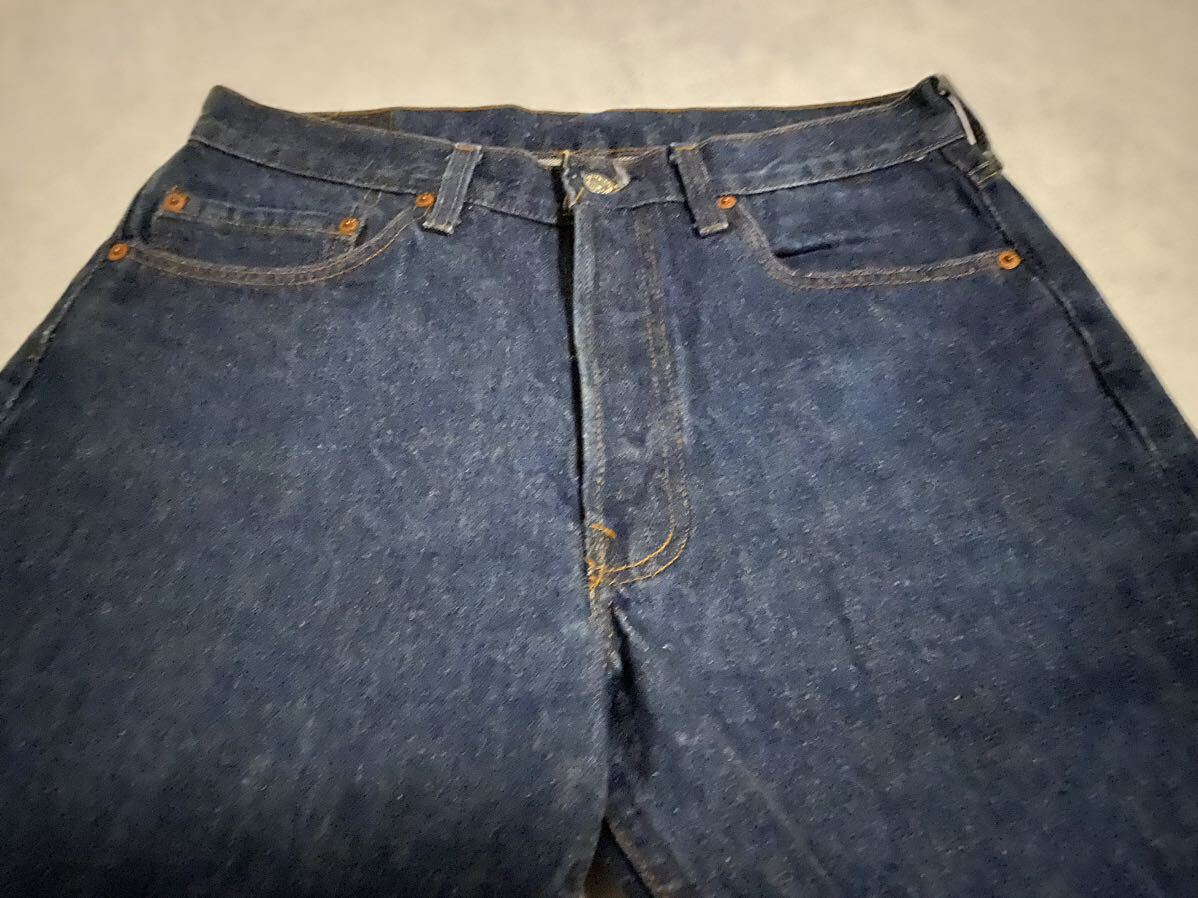 極上 毛羽立ち 赤耳同時期 80s Levis 501 W33 ハチマル USA製 ビンテージ オリジナル デニム リーバイス 505 66前期 BIGE 70s XX 506 557_画像10