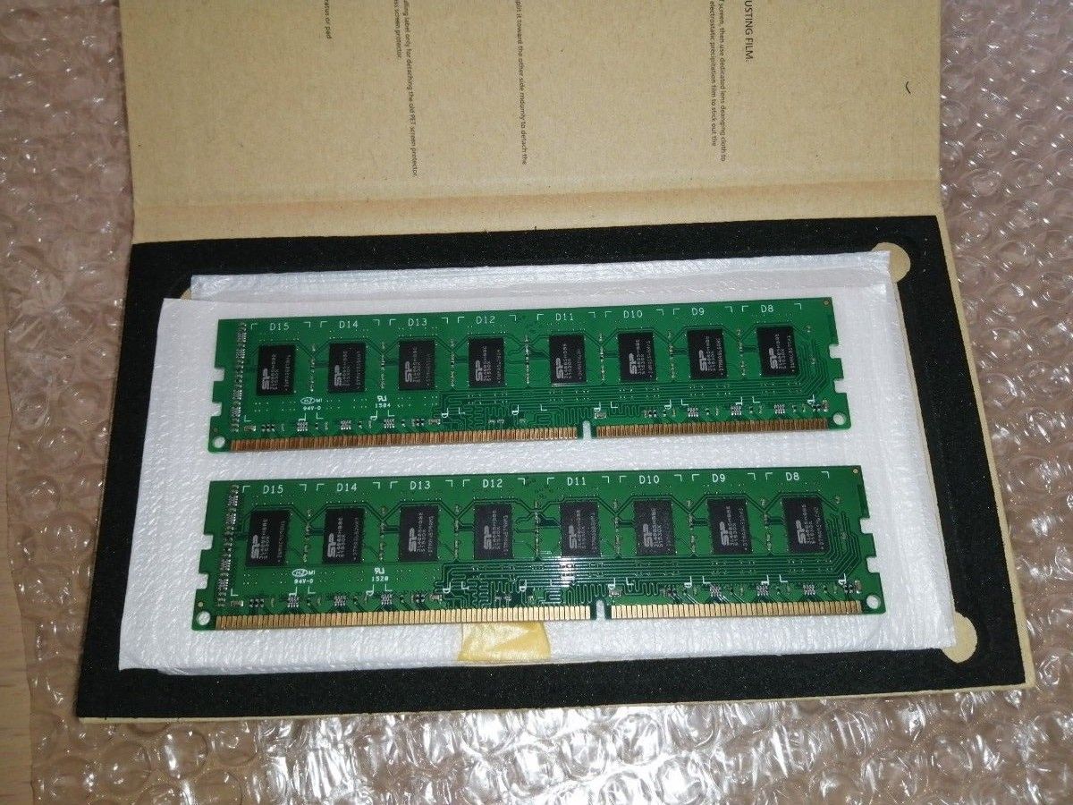 DDR3L-1600 PC3L-12800 8GB×2枚 SIlicon-Power シリコンパワー  デスクトップ用 PCメモリ