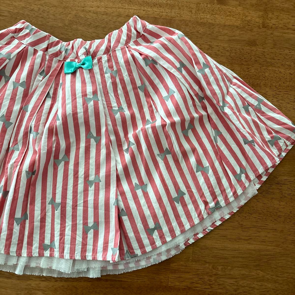 スカート キュロット 女の子　キッズ　110 ２点セット　リバーシブル　 子供服